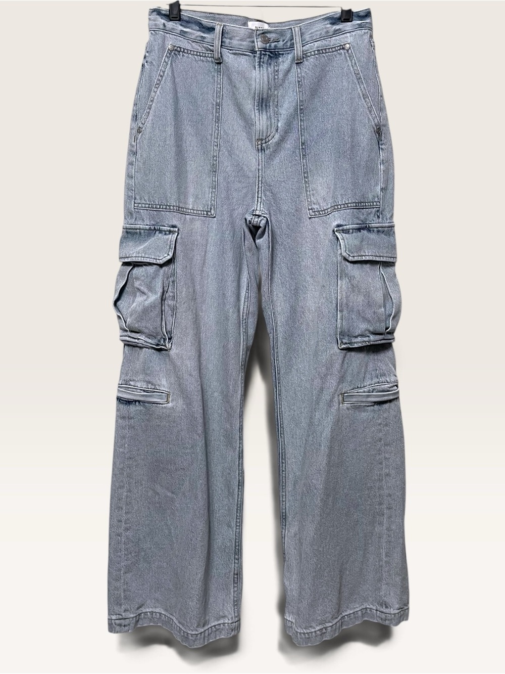 PISTOLA Milo Utility Wide Leg Cargo Jeans - Riviera 29